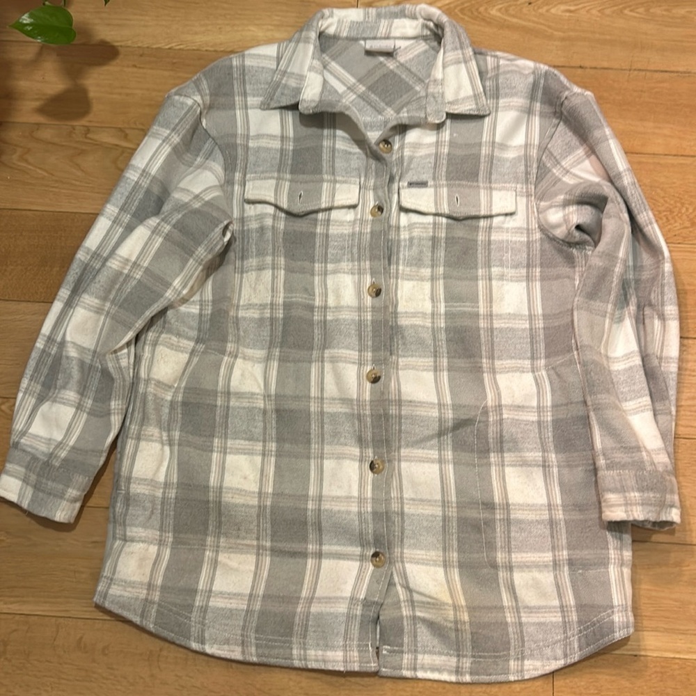 Columbia oversize flannel jacket